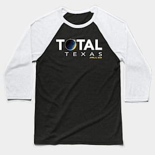 Texas April 8 Total Solar Eclipse 2024 Baseball T-Shirt